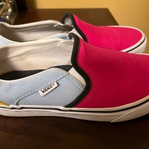 Vans Asher Slip On Pink size 6.5 Women